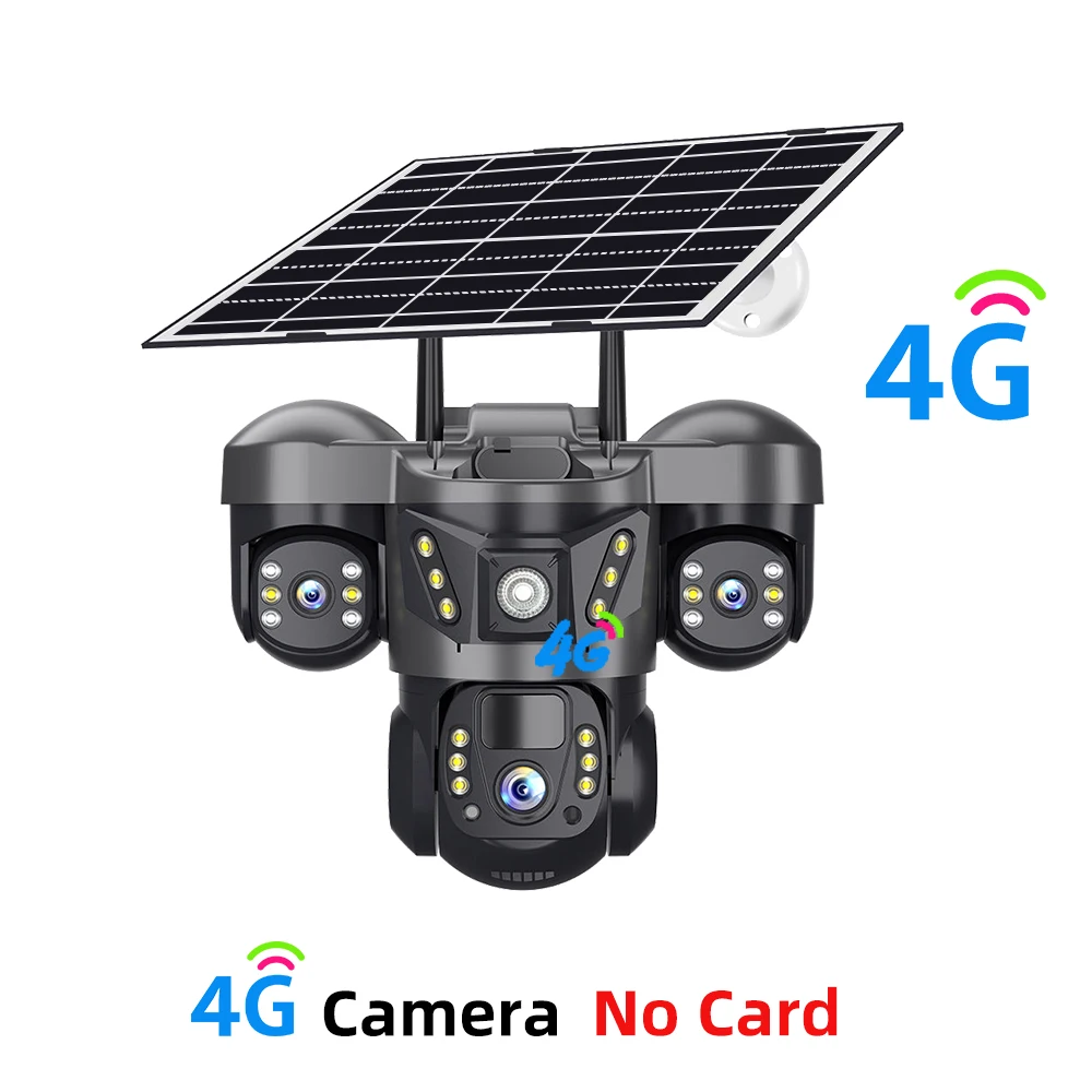 15MP 4G كاميرا تعمل بالطاقة الشمسية PTZ في الهواء...