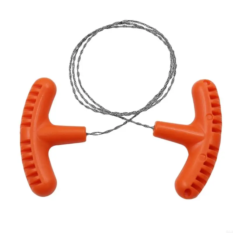 MXLA Survival Wire Handsaw Miniature Pocket Chainsaw Hand Tool Suitable for Woodworking Camping, Crafting, Emergency Repairs