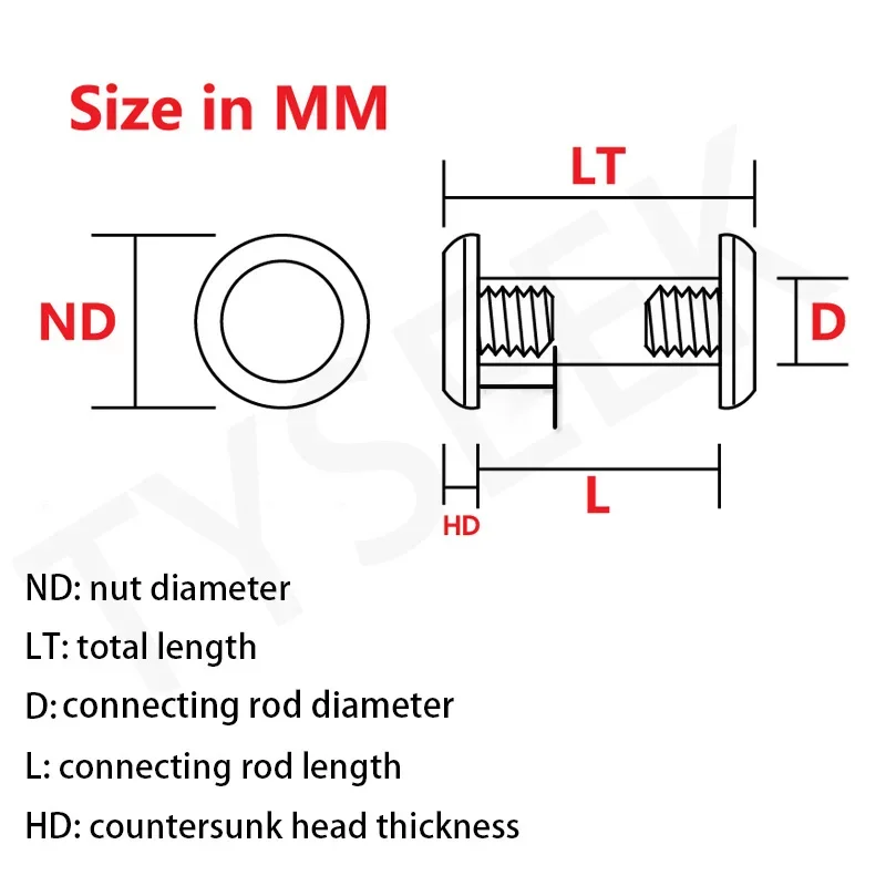 2 Sets Diy Knife Handle Making Screw M4 Whirlwind Rivet Plum Flower Sharp Stainless Steel Straight Folding Knife Screw 2