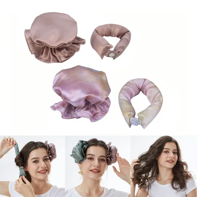 Hair Curling Tools Heatless Curling Rod No Heat Silk Curls Soft Hair Rollers Sleeping Headband Lazy Curlers