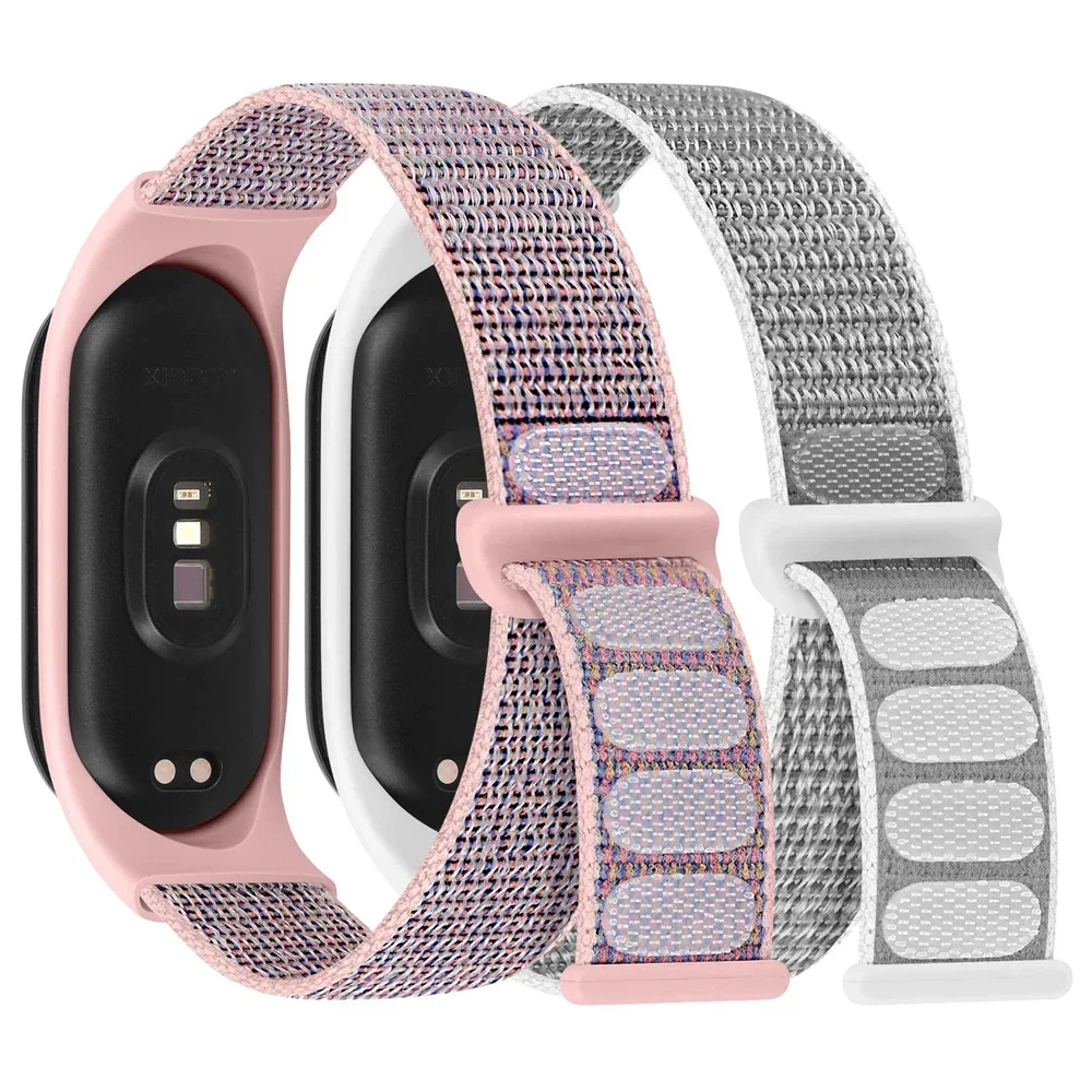Nylon Sport Bracelet Set - Adjustable Wristband Replacement Straps in Assorted Colors