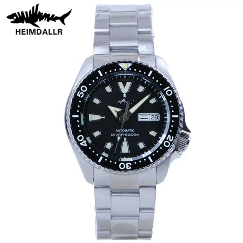 

Heimdallr SKX007 Men Diver Watch Sapphire Glass Ceramic Bezel 20Bar Water Resistance Japan NH35 Automatic Mechanical Watches