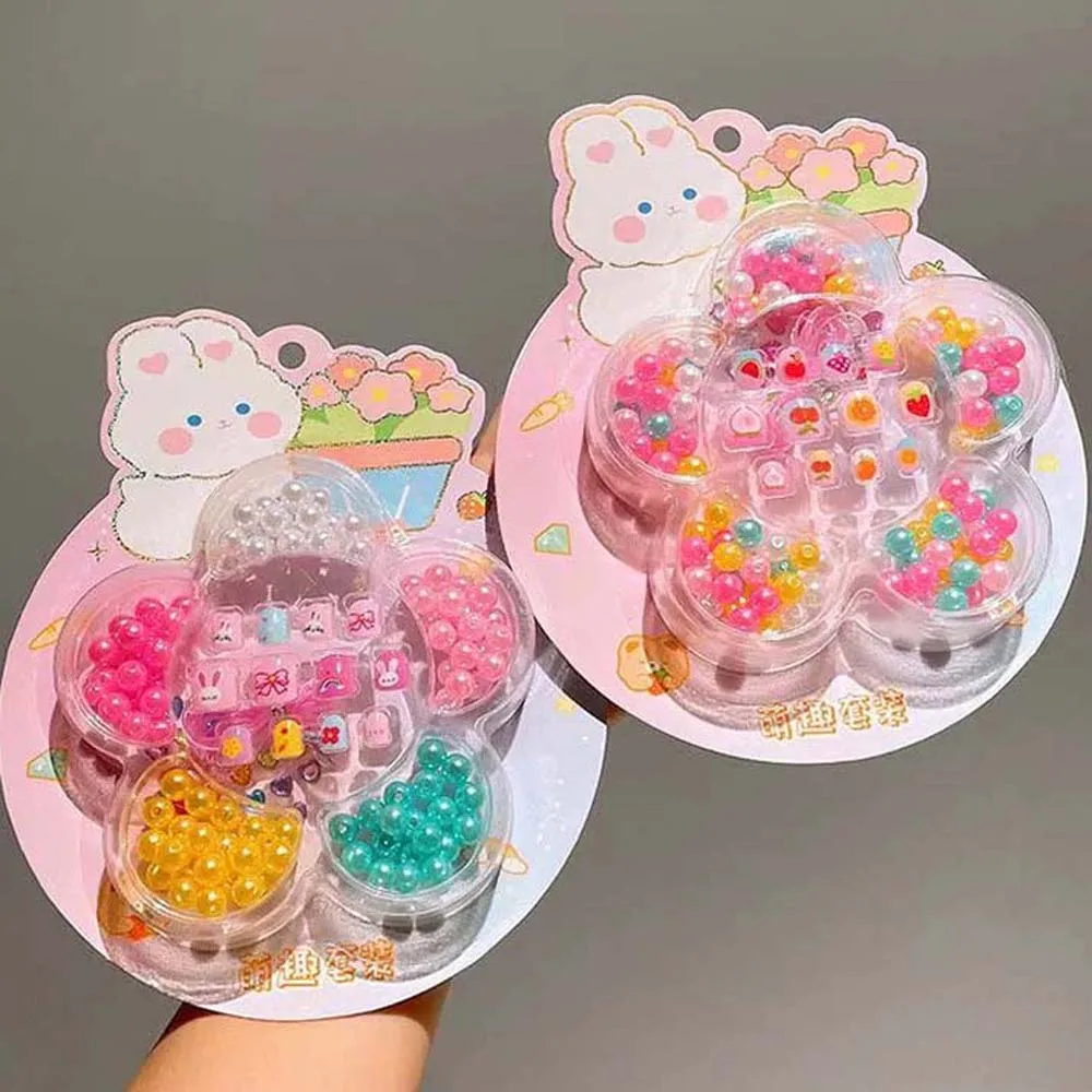 

Children False Nails Full Cover Nail Art Tips Kids Fake Nail Extension Cartoon Rabbit Butterfly Manicure Material Supplies