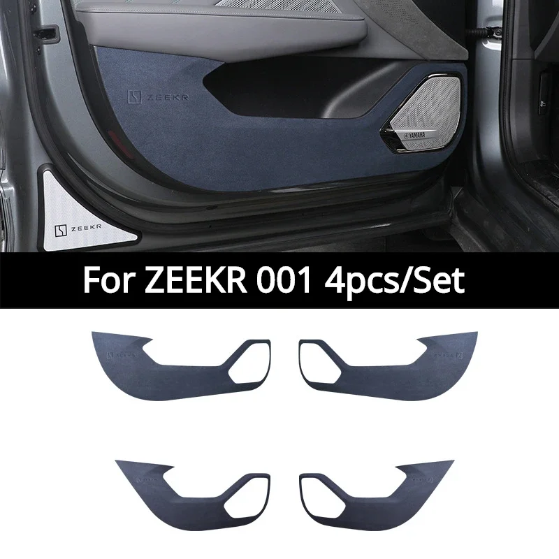 

Car Door Anti Kick Pad For ZEEKR 001 Car Door Anti Kick Pad Suede car door decoration protective stickers For zeekr 001