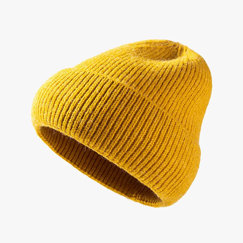 Winter Hats for Men Beanies Knitted Cuffed Hat Girls Students Autumn Caps Couples Warmer Bonnet Women Casual Cap 