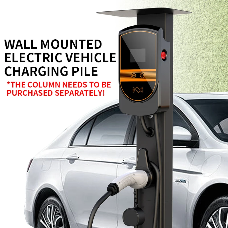 7KW/11KW Wall-mounted Electric Vehicle Charging Pile 8A/10A/16A/32A European Standard Charging Pile AC Fast Charging Car Charger