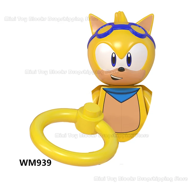 WM6086 WM6087 WM6088 LG1001 Sonics Anime Building blocks Amy Rose Ray Storm Shadow Bricks mini action toy figure Children gifts WM939