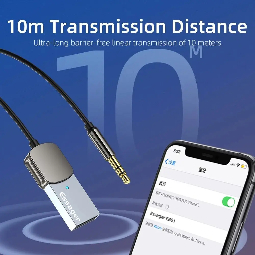 

Адаптер Aux Dongle USB к разъему 3,5 мм автомобильный аудио Aux 5,0 комплект громкой связи для автомобильного приемника