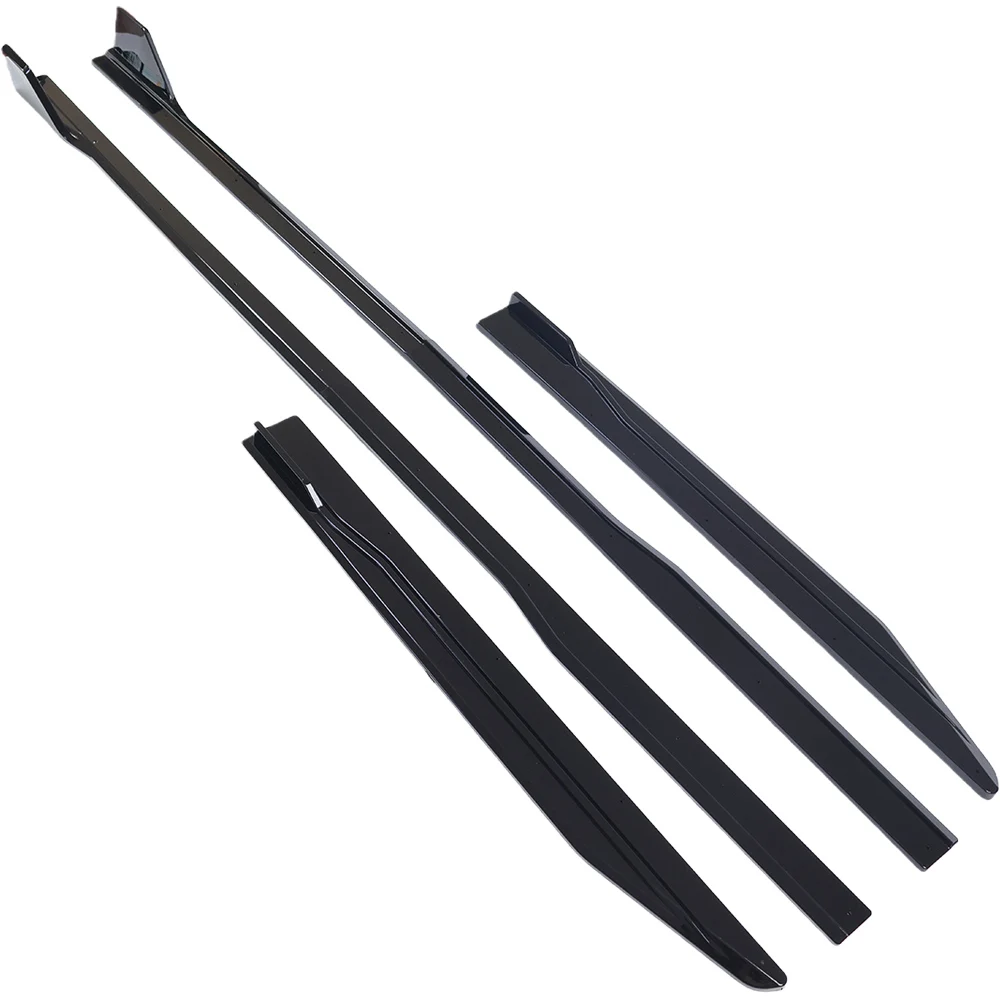 포드 머스탱 다크 호스 S650 2024 2025 2026 GT500 스타일 사이드 스커트 윙렛 외부 액세서리 바디 키트