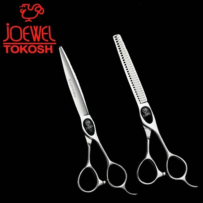 

J0EWEL barber Scissors 6.0 Inch scissors 440C material professional hairdressing scissors Broken hair Scissors barberiatool kit