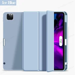 Deluxe Pencil Holder Cover for iPad Pro & iPad Air - Sleek Protective Case (Ice Blue)