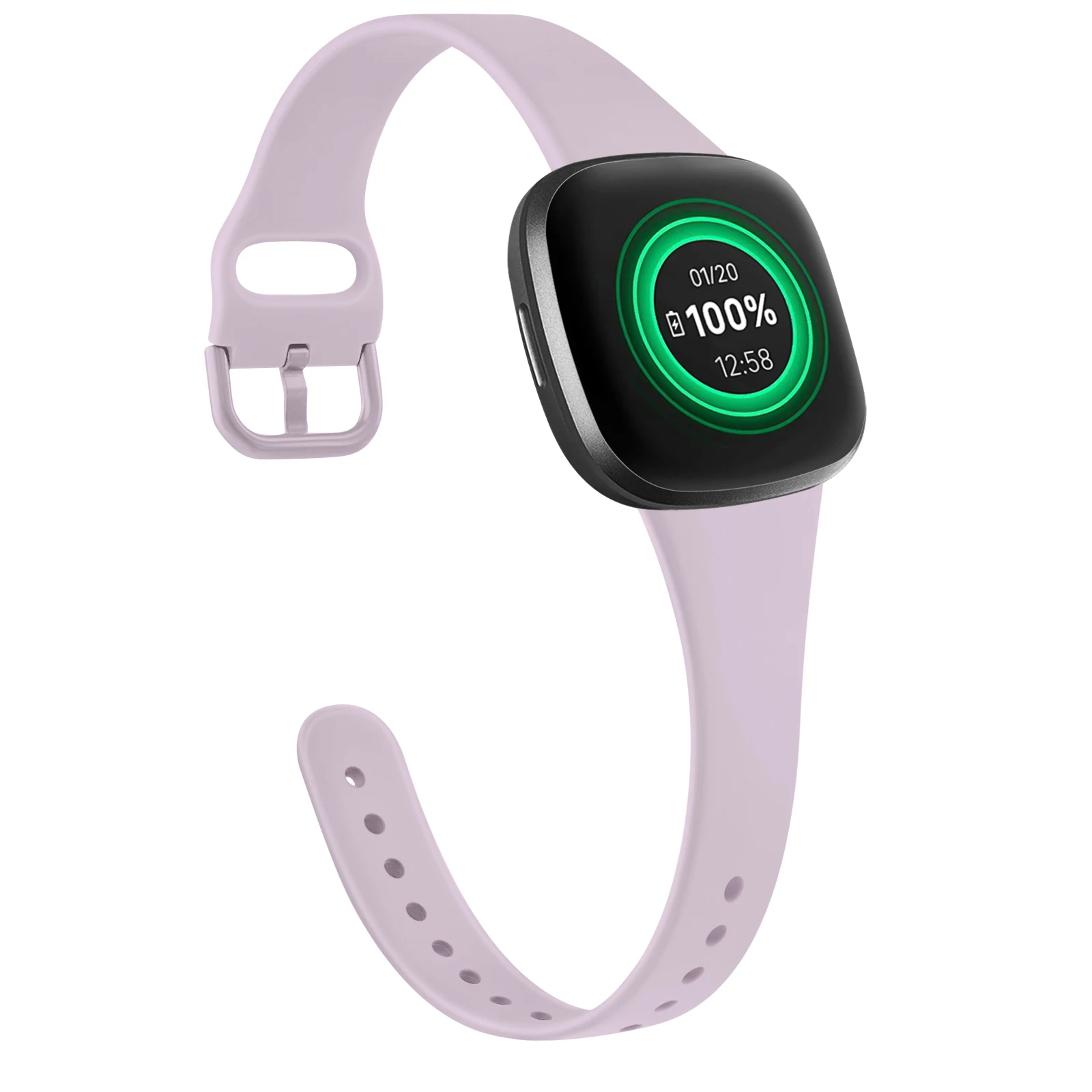 Silicone Slim Strap Band Bracelet Replacement