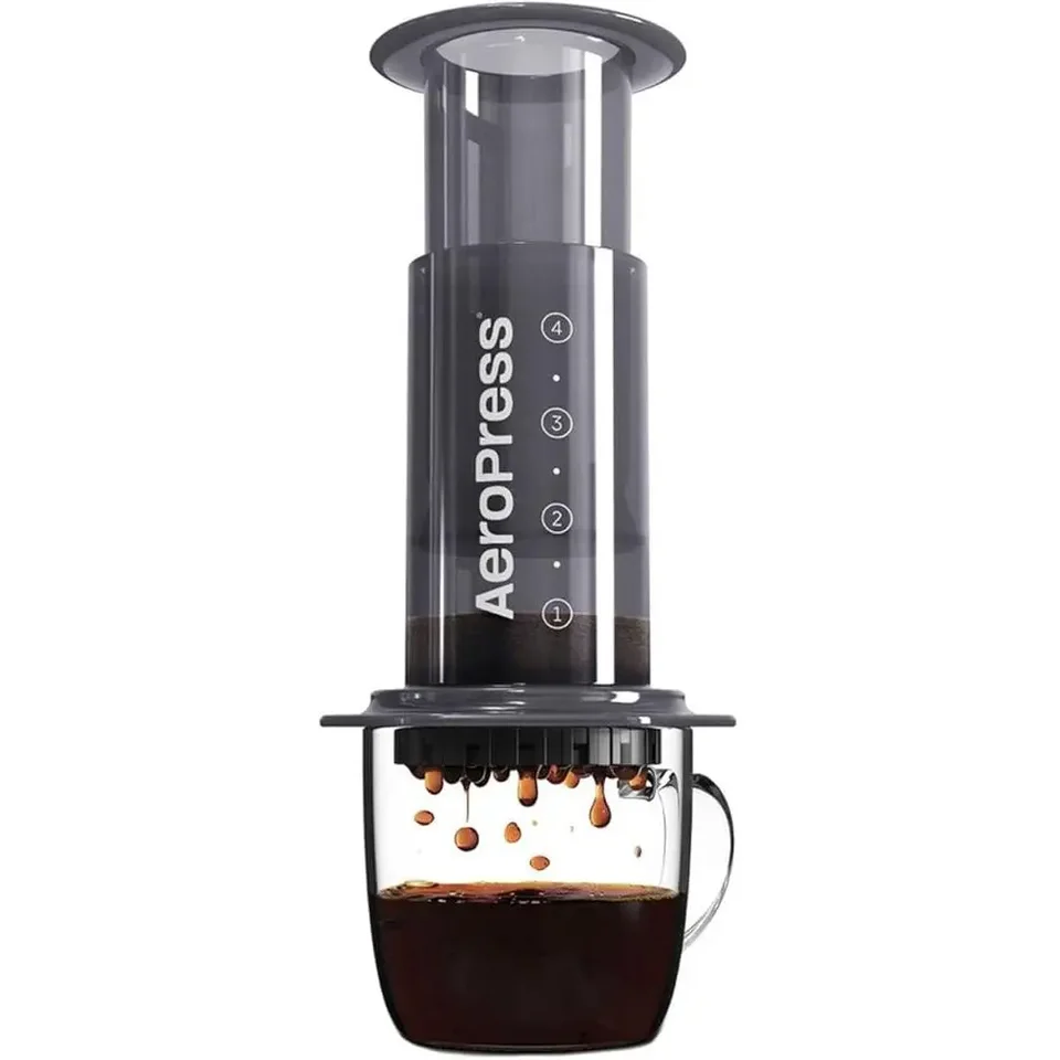 Compact Manual Coffee Maker with Unique Brew Technology