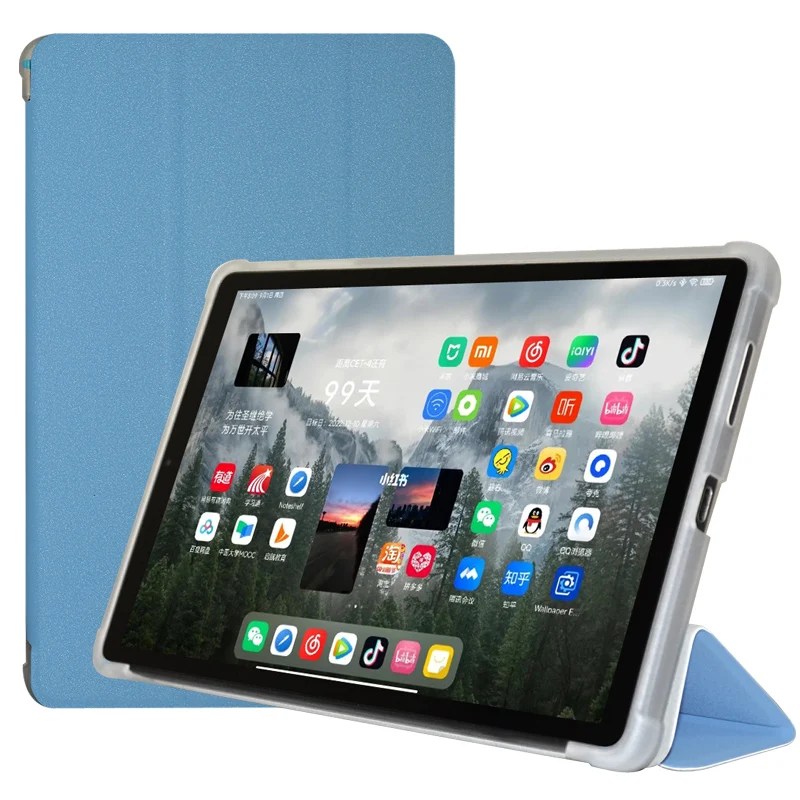 Ultra Thin Three-Fold Stand Case with Soft TPU Cover
