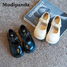 

Girls Mary Jane Shoe Of Children British Style Kids Girl Leather School Shoe Round Toe Teen Classic Fashion Loafer Platform 2022