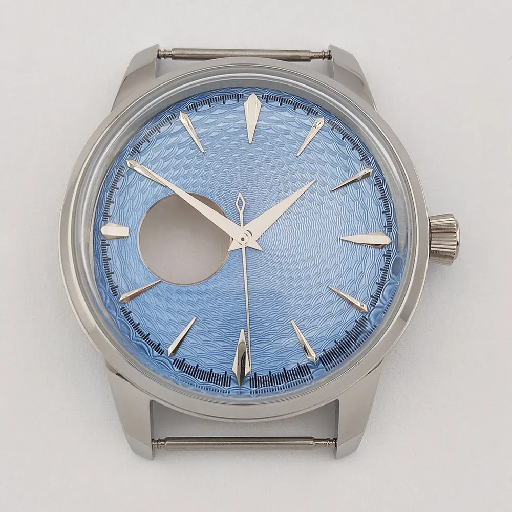 Elegant 40mm Stainless Steel Cocktail Watch Case with Dial
