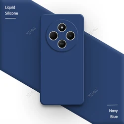 Enhanced Product Title:  
Sleek Liquid Silicone Shockproof Back Cover with Camera Protection for Redmi 14C 4G (Navy Blue)