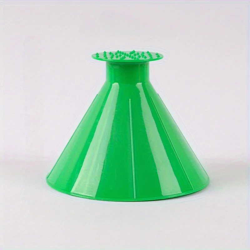 2pcs Pink car window windshield ice scraper funnel, snow shovel, de icing tool, winter car parts