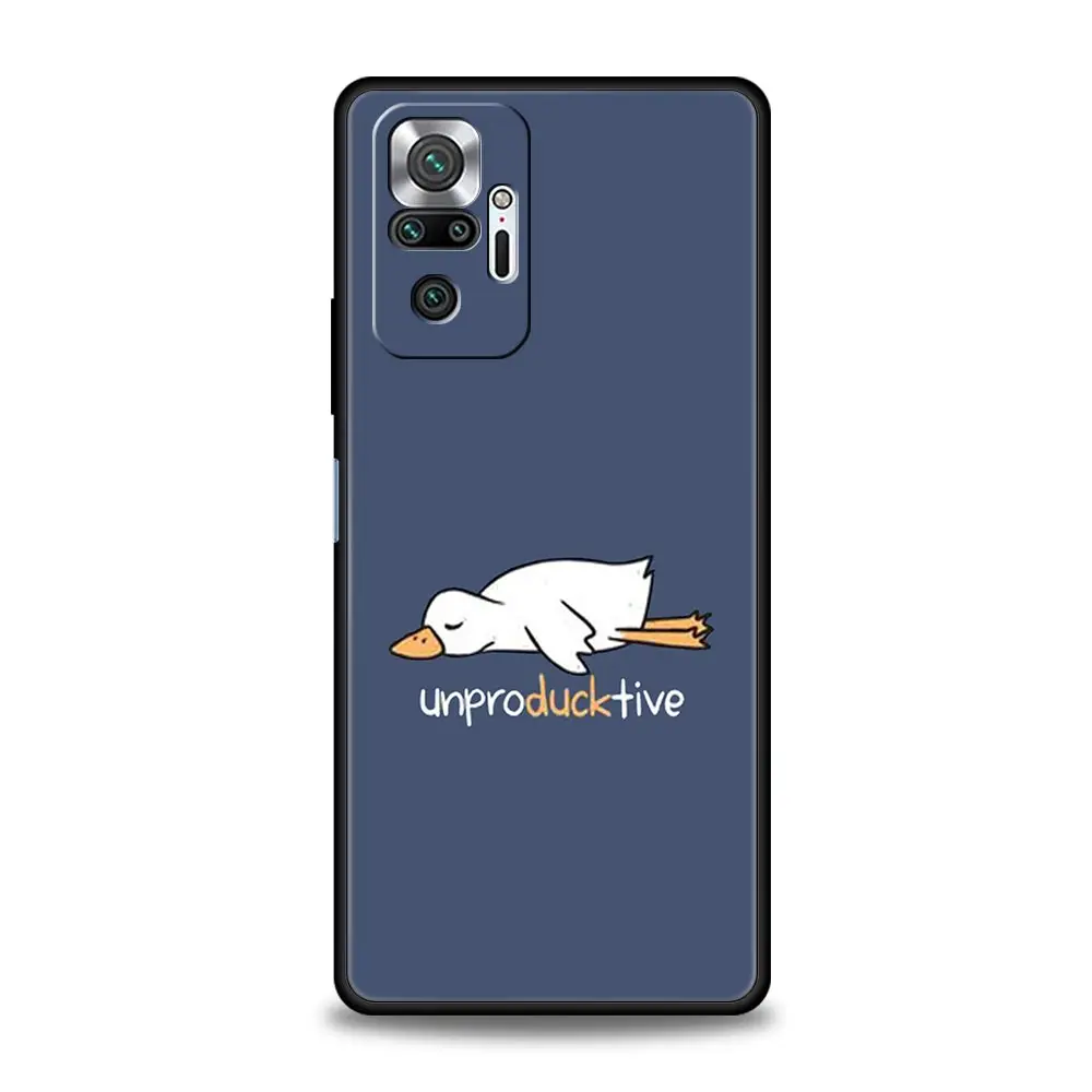 Whimsical Duck Soft TPU Phone Case Cover