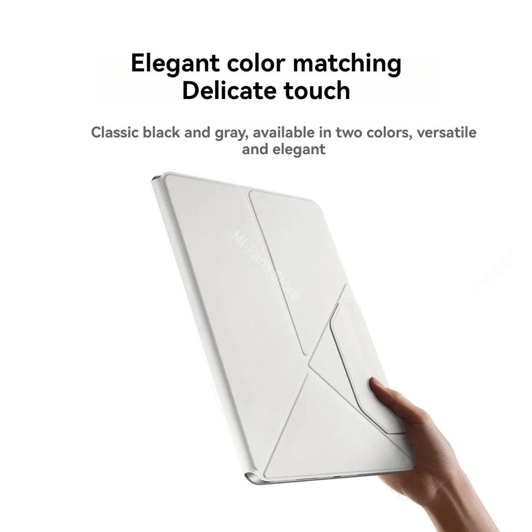 Premium PU Leather Magnetic Tablet Stand Cover - Folding Flip Case