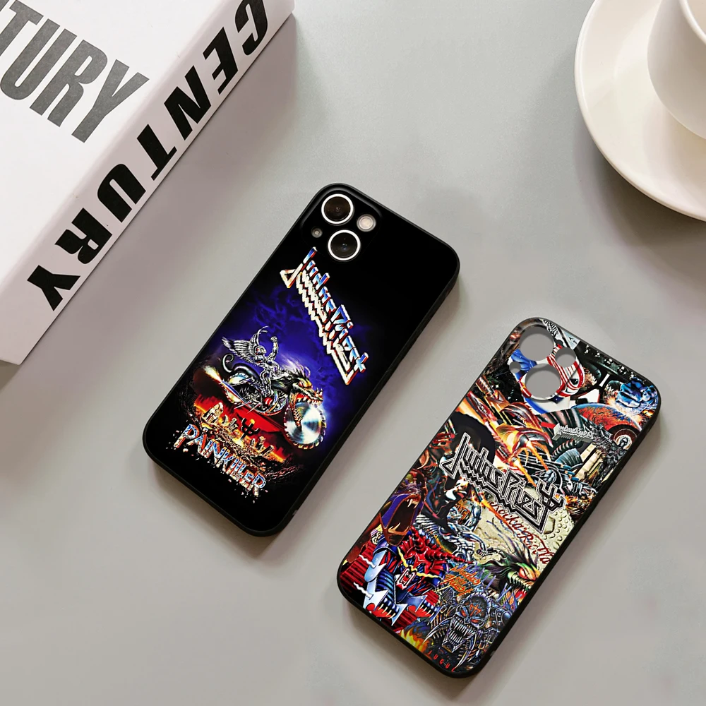 Per Iphone14 Pro Judas Priest Revolution Custodia Per Telefono Per Iphone 11 12 13 14 Pro Xr Xs Max 14 Plus Se 13 Pro Iphone Cover Nere