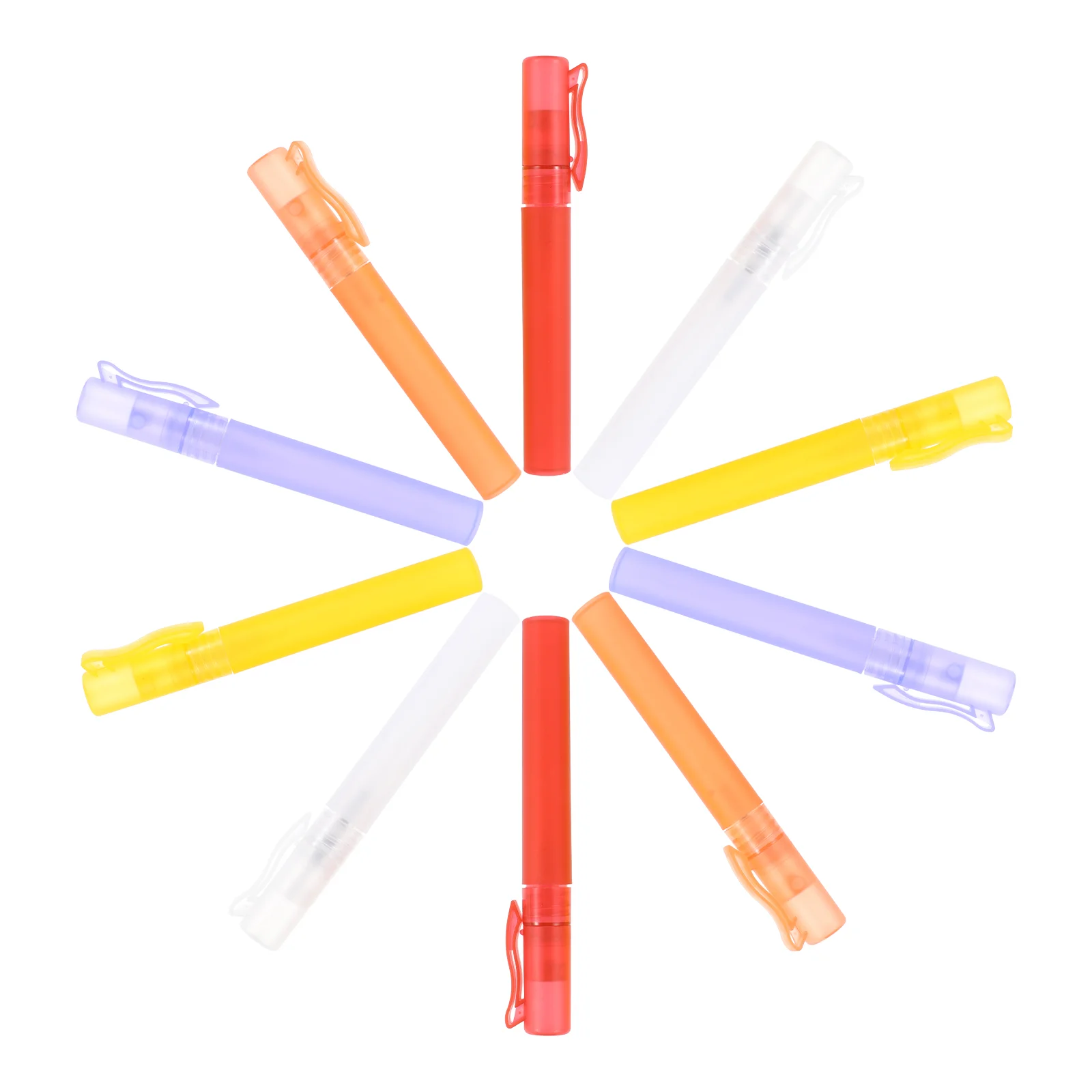 

10 Pcs Perfume Bottle Packing Container Sample Spray Mist Sub Refillable Travel