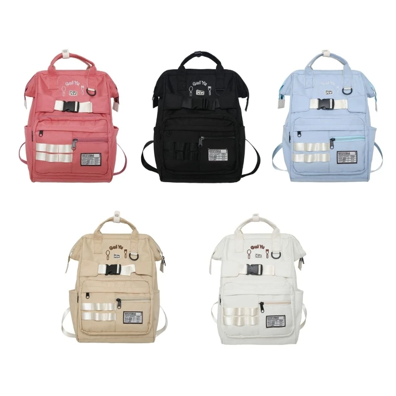 Stylish Korean Backpack for Women with Large Capacity School Bag Travel Daypack Book Bags