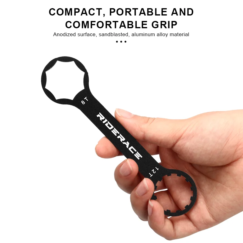 Bicycle Front Fork Wrench Spanner for Mountain Bike Suspension Cap Removal Tool