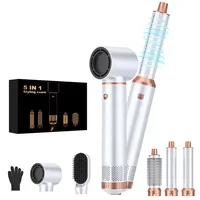 Vente Flash : Sèche-cheveux 5 en 1, peigne à air chaud, boucleur, lisseur, coiffeur automatique de haute qualité, outils capillaires professionnels pour salons. 8