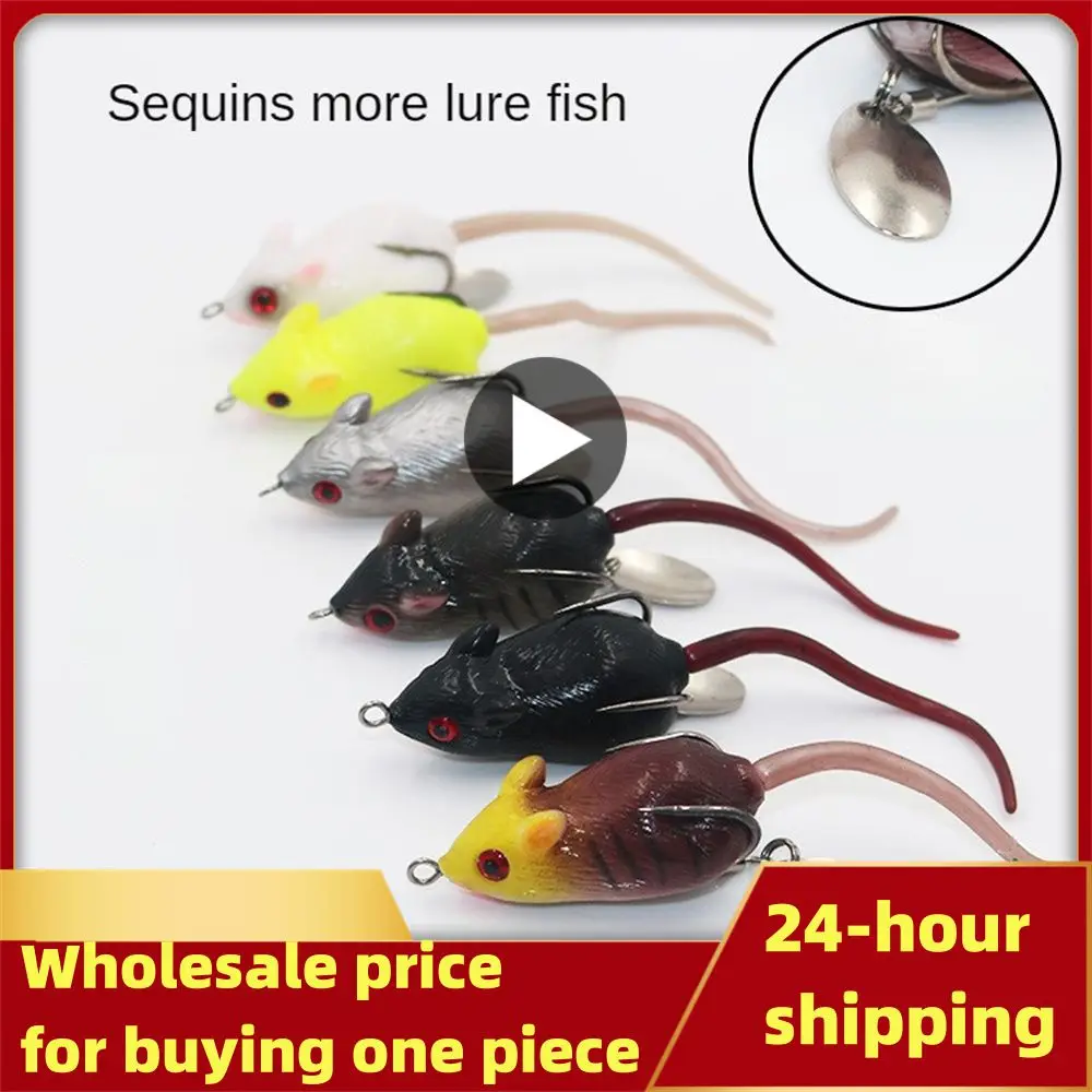 10.5G Rat Frog Fishing Lure Artificiale Soft Tube Bait Plastic Fishing Lure Con Ami Da Pesca Esche Jigging Pesce Gatto