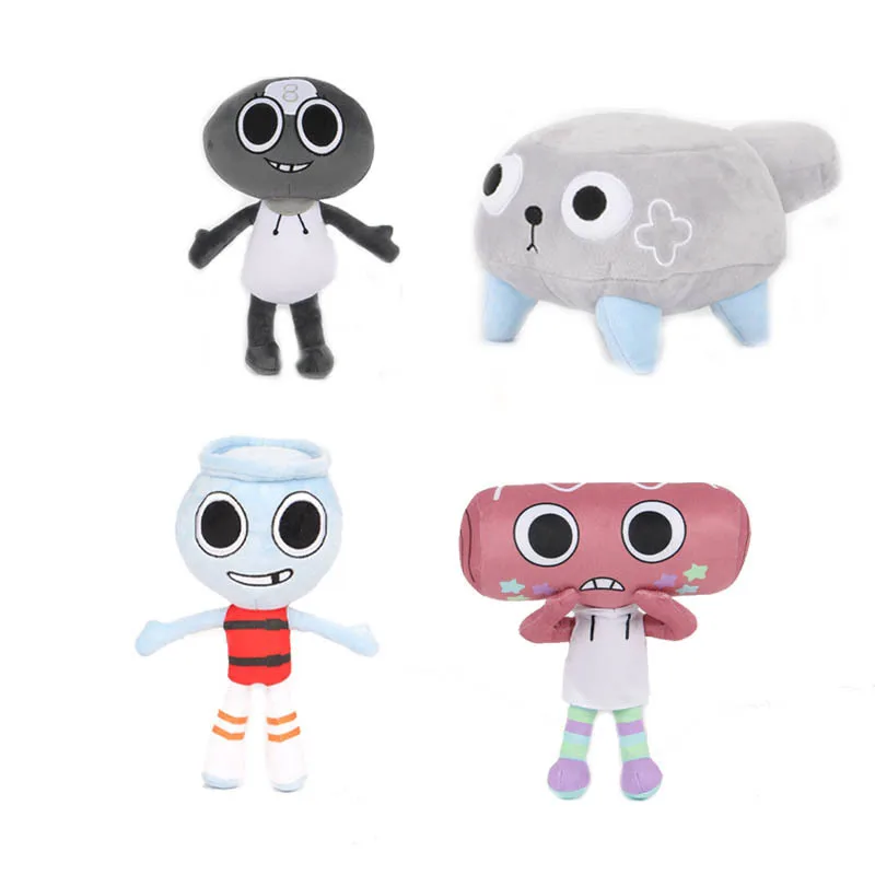 thumbnail image 1 of Dandy's World Plush Cosmo Pebble Finn Flutter Dandys World Horror Game Astro Soft Stuffed Cute Pillow Doll Toy For Children Gift, 1 of 5