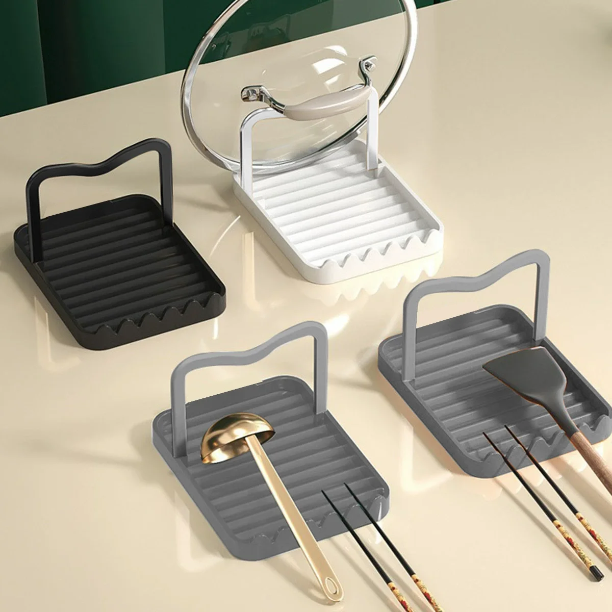1pc Multifunctional Upright Stand for Countertop