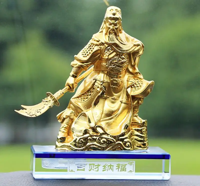 

handicraft wholesale God of wealth Guanyu Guangong Buddha ornament Character resin High-end luxury figure Sculpture statue Home