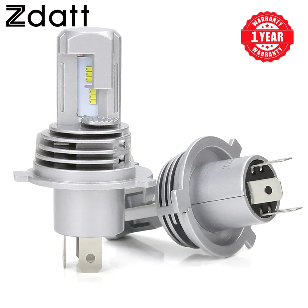 Zdatt Super Bright New Diode Lamp H4 Led Fari Lampadina Per Auto Hi/Lo Moto Universal 6000K 100W Led Auto Luci Moto