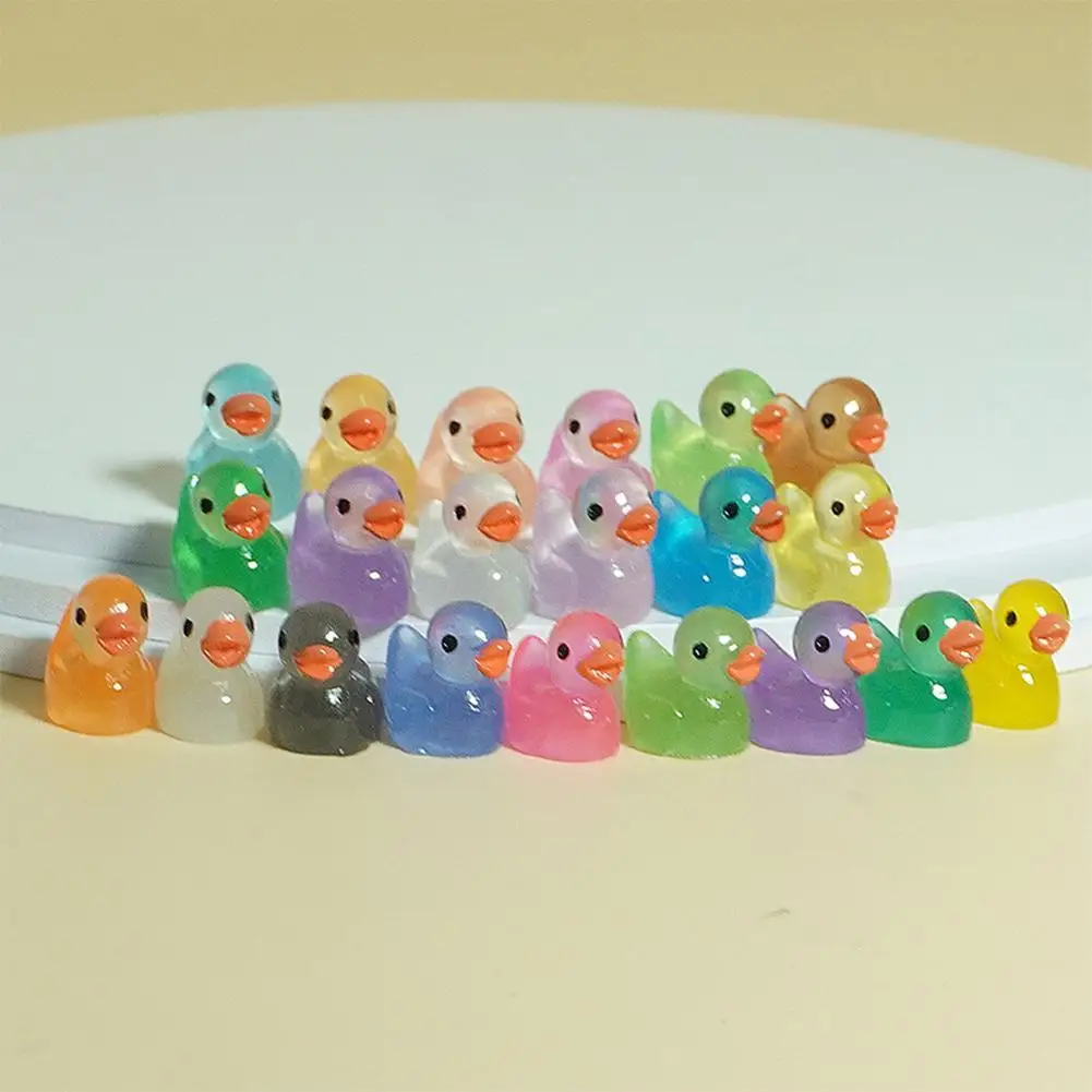 

100/200/300 шт., светящиеся мини-аксессуары из смолы