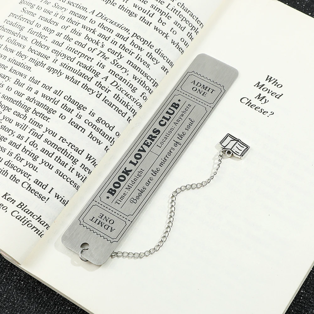 Personalised Bookmarks Stainless Steel Metal Bookmarks Women Men Gifts Book Lovers Bookworm Book Accessories School Supplies metal bookmark,bookmarks stationery supplies