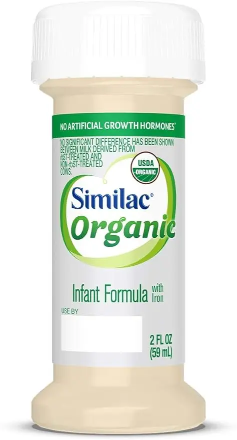 

Organic Infant Formula with Iron, Ready to Feed, 2 Fl Oz (Pack of 48)
