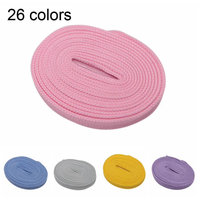 240cm 94.5inch Canvas AF1 Shoelace Hollow Double 0.7cm Flat Shoestring 34 Colors Solid Colour Plain Bootlaces For Airforce 1