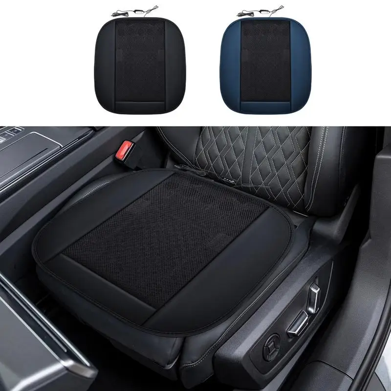

3 Gear Vehicle Summer Seat Cushion Adjustable Air Circulating Seat Pad Ice Silk Seat Cover Auto Cool Pillow Interior Accessories