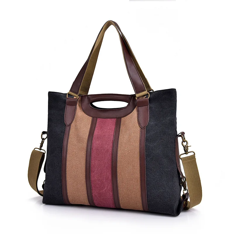 Luxury Handbags Designer Bag Woven Shoulder Color stripe Commuter Tote