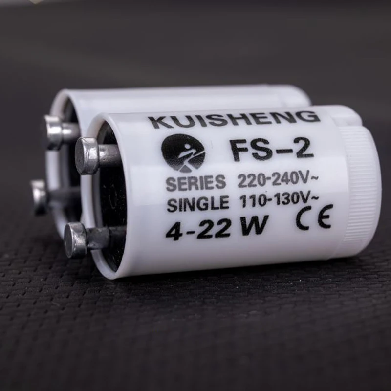 Fs 2 FS-2 Starter AC110V-130V 4-22W Fluorescent Tube Fuse Starter CE Rohs ...