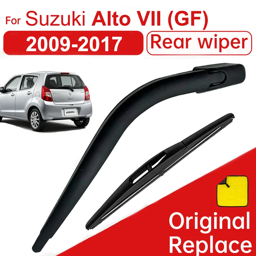 2 Stück Heckscheibenwischerarm & Wischerblatt für Suzuki Alto VII (GF) Wischerblatt- und Arm-Set Kit Auto-Wischer