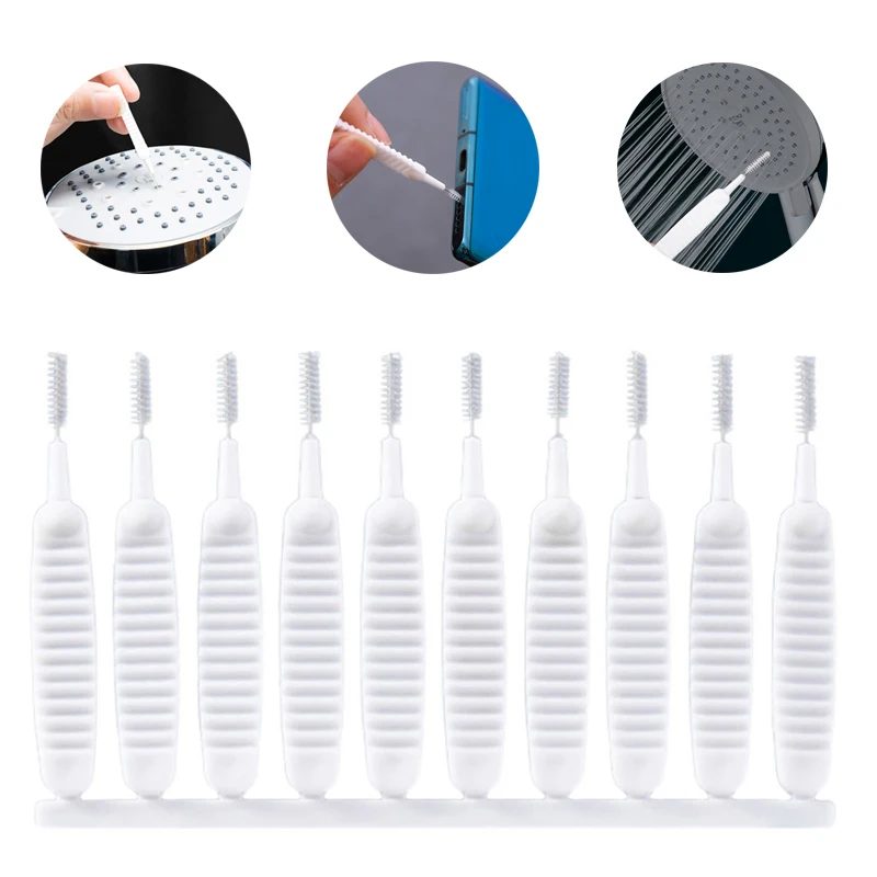 10pcs/lot Shower Hole Cleaning Brush Gap Hole Anti-clogging Dredge Cleaner  Head Cleaning Cell Phone Hole Cleaning Tools - AliExpress