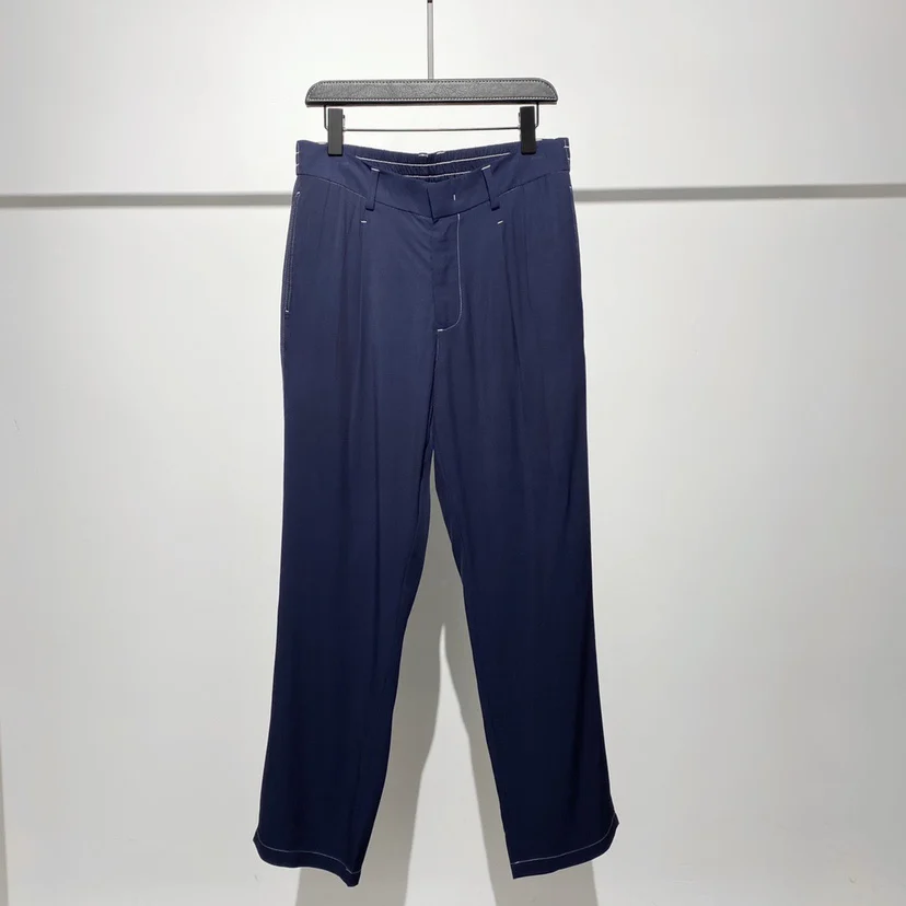

Summer New Slim Straight Men's Casual Suit Pants Business Pure Color