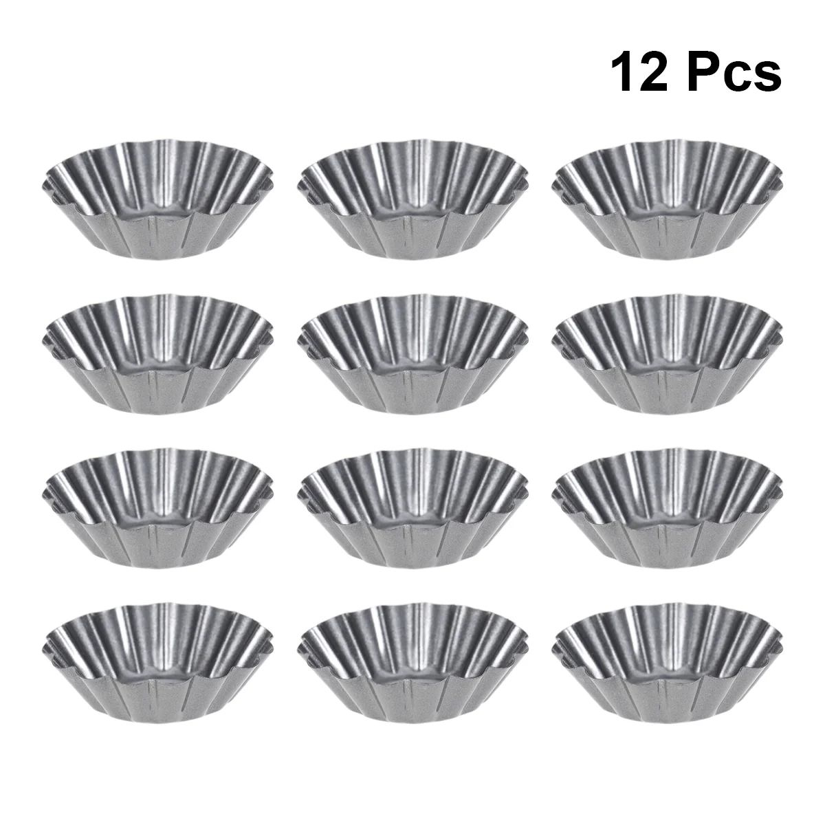 

Carbon Steel Egg Tart Molds Nonstick Flower Shape Cupcake Muffin Pudding Mould Tartlets Pans Kitchen Baking Pastry Tools