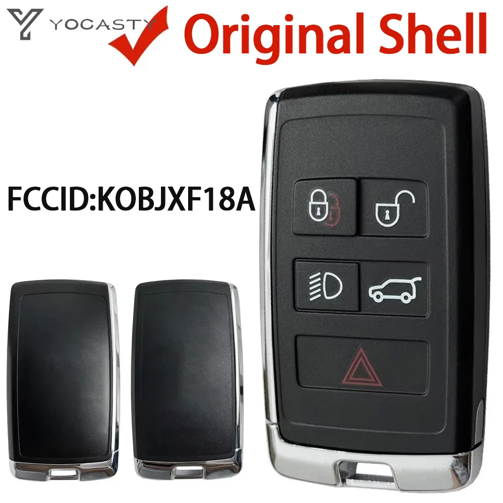 Premium Remote Car Key Shell Case for Land Rover and Jaguar Vehicles