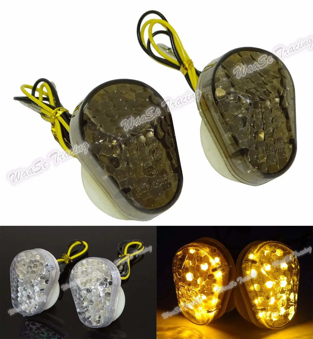 1998 Zx6r LED Amber Turn Signals Lights For Kawasaki ZX6R 1998-2004 / ZX7R 1996-2003 2002 Light Panel Astra