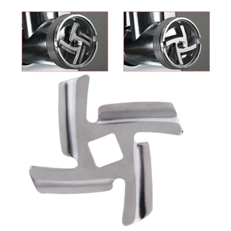 1/3pcs Meat Grinder Mincer Stainless Blade Mincer Kitchen Accessories Spare Parts 8mm Inner Hole meat grinder meat grinder spare parts food grinder attachments