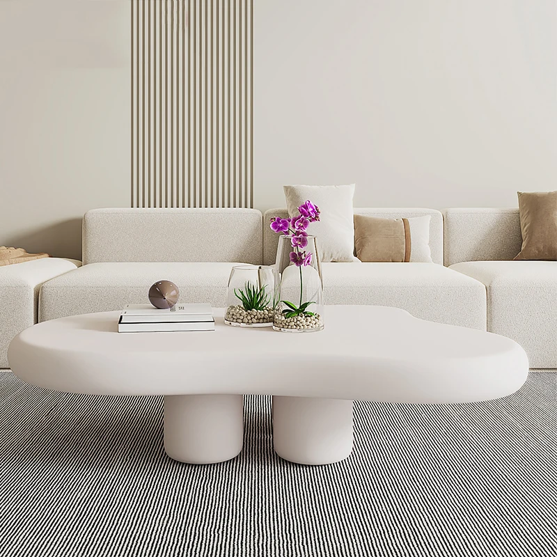 

Irregular Coffee Table Modern White Aesthetics Center Small Space Coffee Table Living Room Tavolino Da Salotto Nordic Furniture