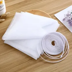 Self - Adhesive Invisible Anti - Mosquito Insect Screen - Easy - Install White Mesh (White)